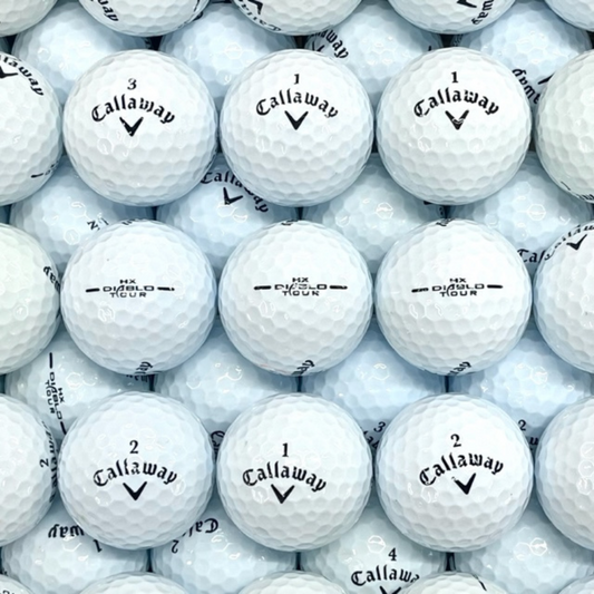 100 Callaway HX Diablo Tour Used Golf Balls