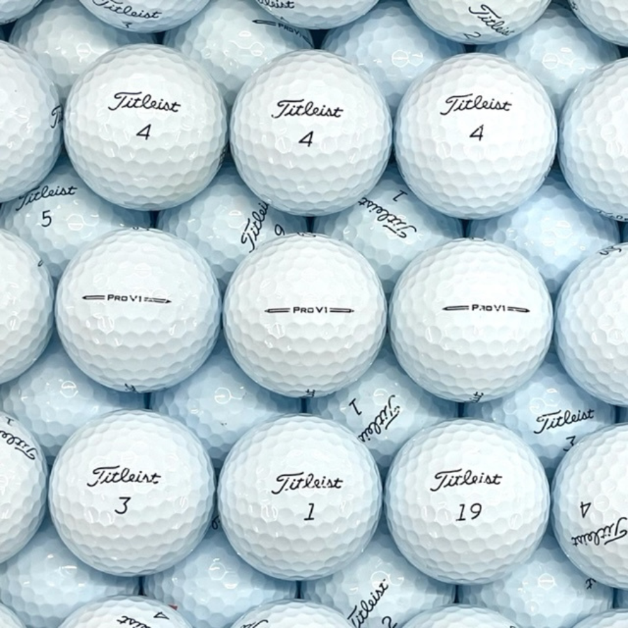 100 Titleist ProV1 2024 Model Used Golf Balls