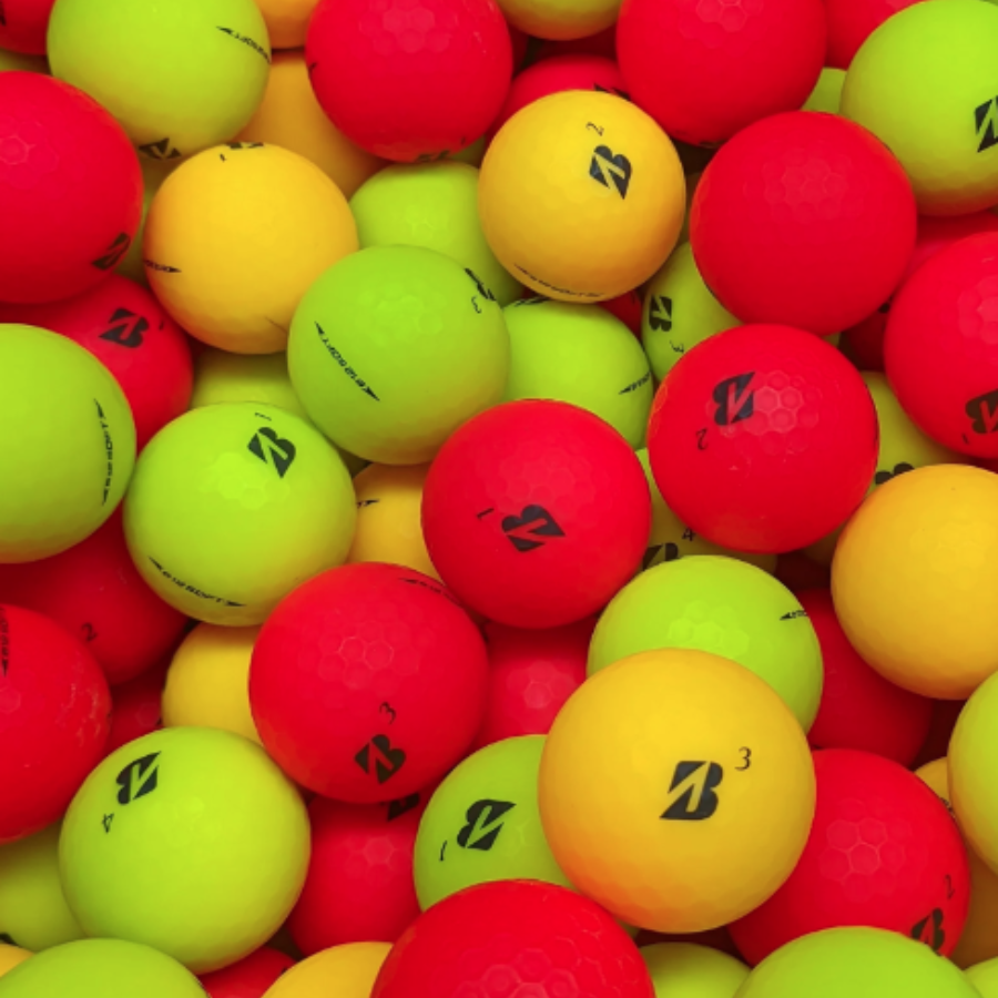 Bridgestone_e12_Matte_Color_Mix_Golf_Balls Used Golf Ball