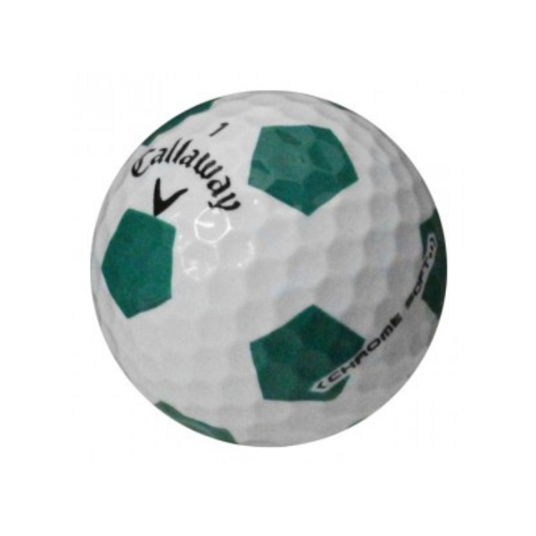 Callaway Chrome Soft Truvis White & Green Golf Balls
