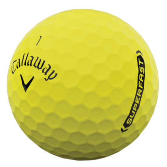 Callaway Superfast Matte Bold Yellow Used Golf Balls