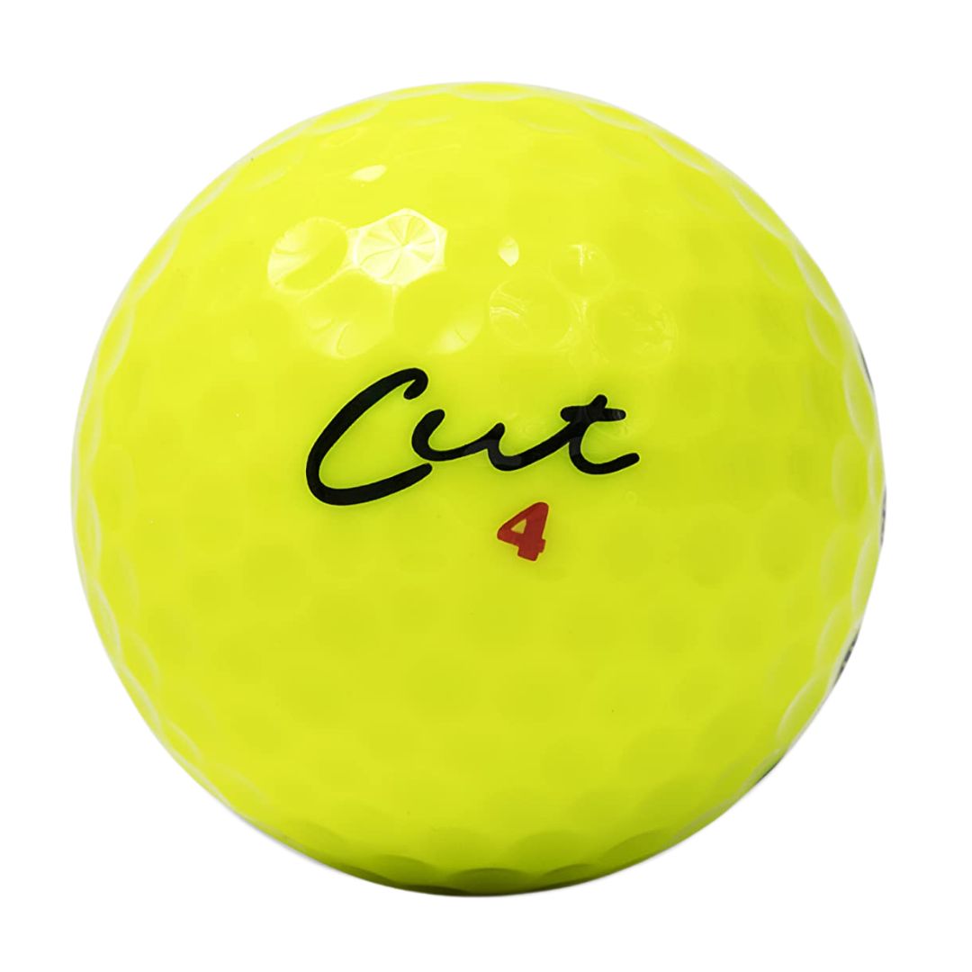 Cut DC Yellow Golf Balls
