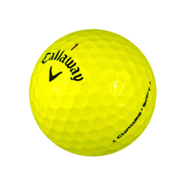 Callaway Chrome Soft Yellow Golf Balls