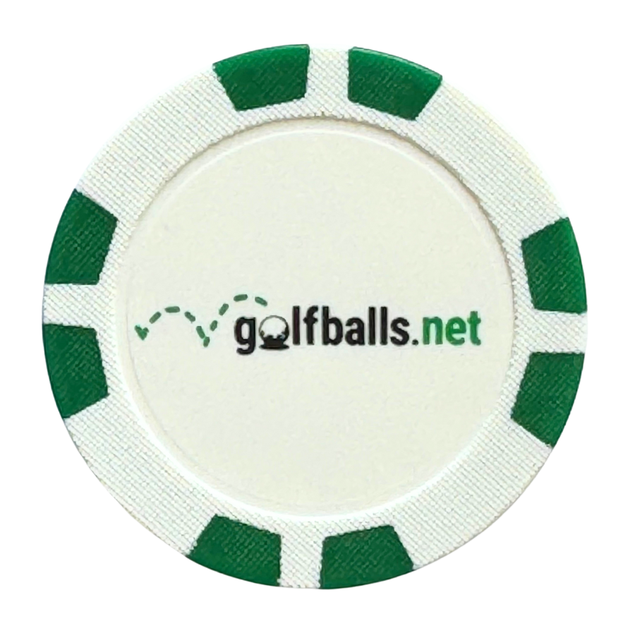 Golfballs.net Poker Chip Golf Ball Markers - Single