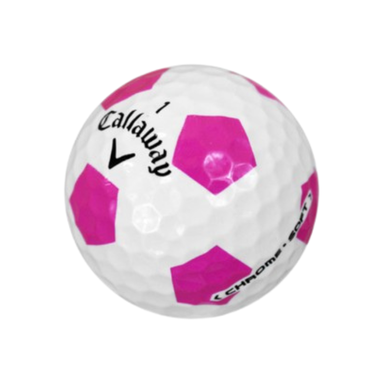 Callaway Chrome Soft Truvis White & Pink Golf Balls