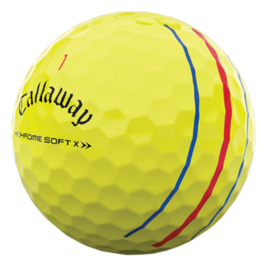 Callaway Chrome Soft X Triple Track Yellow Used Golf Balls