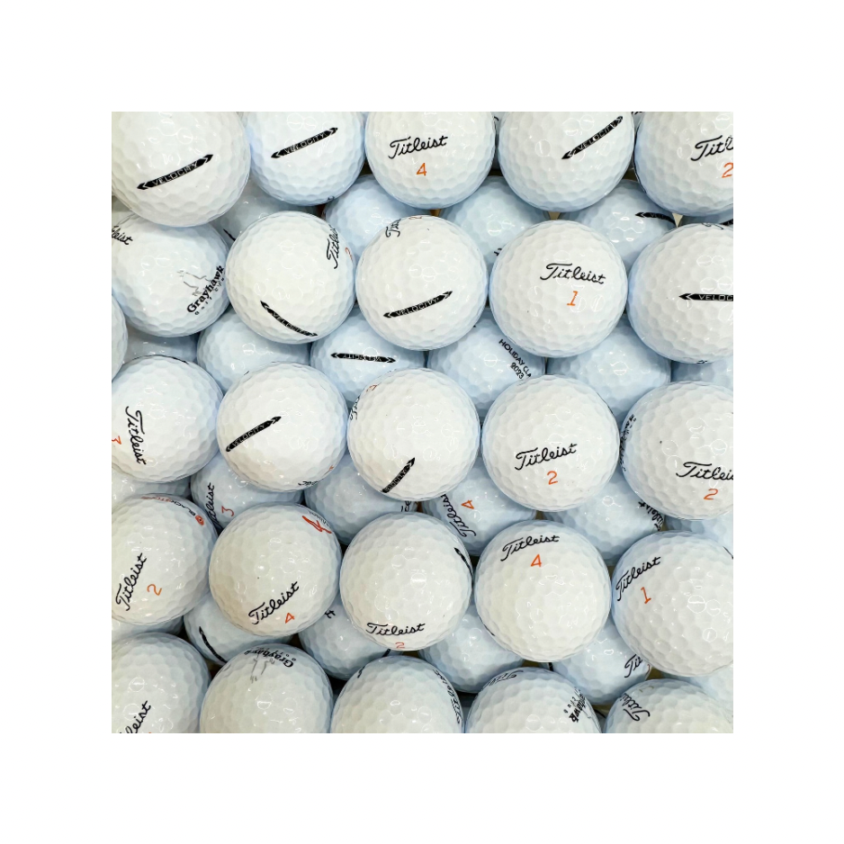 Titleist Velocity 100 count bag used golf balls