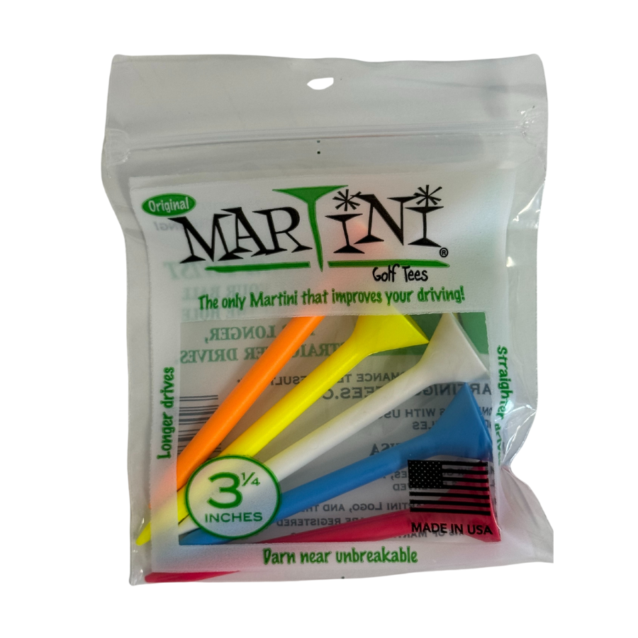 Martini Golf Tees 3 1/4" Multicolor