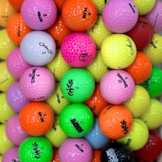 MysteryColor_Mix_Used Golf_Balls in Bulk