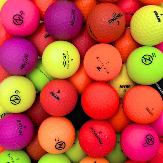 Mystery_Matte_Color_MIx_Used Golf_Balls