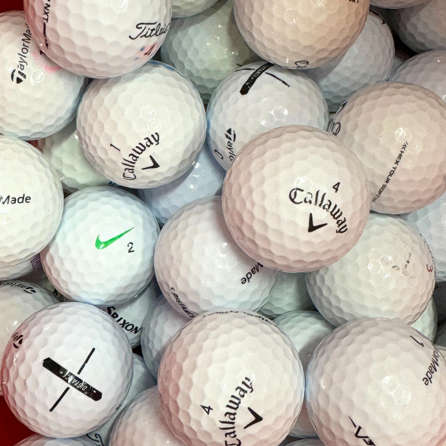 Premium Brands Assorted Near Mint (4A) Used Golf Balls