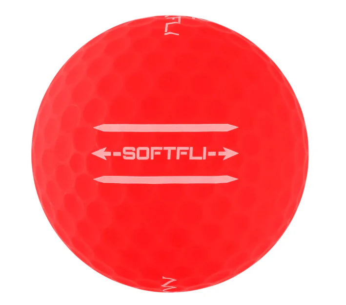 Maxfli Softfli Matte Red Used Golf Balls