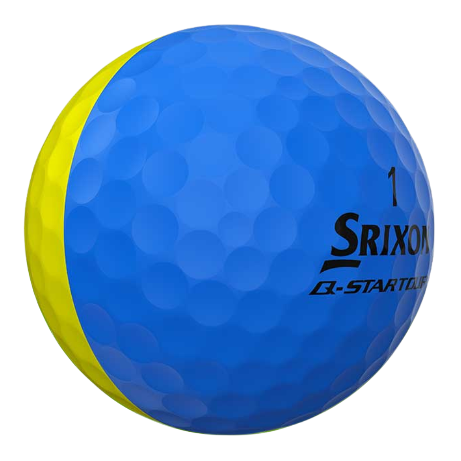 Srixon Q-Star Tour Divide Blue & Yellow Used Golf Balls Srixon Q-Star Tour Divide Blue & Yellow Used Golf Balls