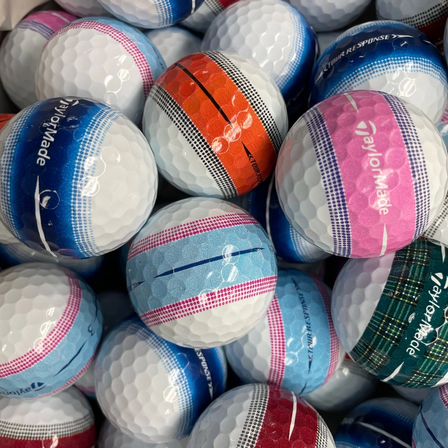 TaylorMade Tour Response Stripe Mystery Mix Used Golf Balls TaylorMade Tour Response Stripe Mystery Mix Used Golf Balls