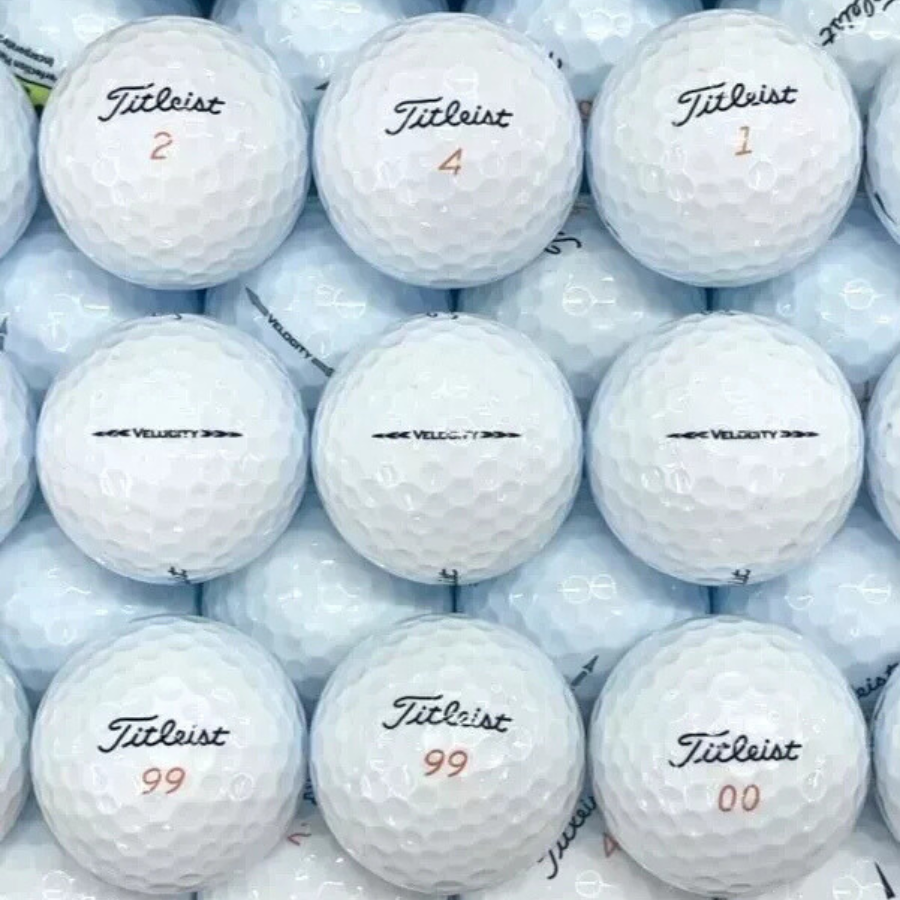 Titleist Velocity 100 count bag used golf balls