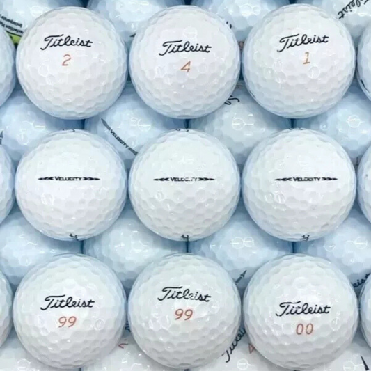 Titleist Velocity 100 count bag used golf balls