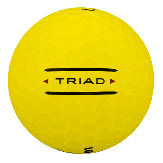 Wilson Triad Yellow Used Golf Balls