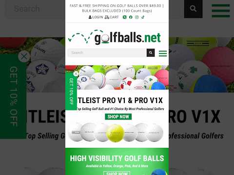 How to order used golf balls!