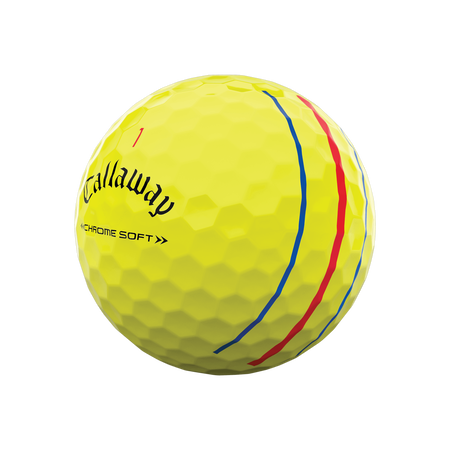 Callaway Chrome Soft Triple Track Yellow Golf Balls