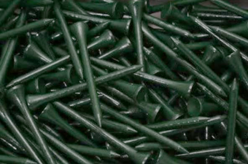 2 3/4" Wood Tees (100 Pack) Dark Green