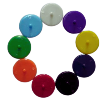 Ball Markers - Mixed Colors (Per 50 Pack)