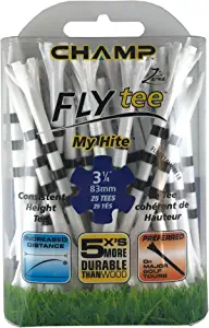 Champ MyHite Tees White with Black Stripes Golf