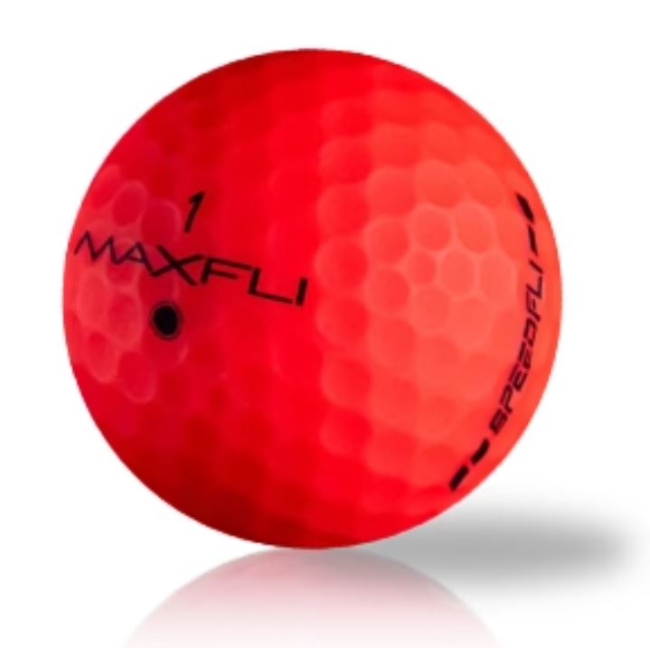 Maxfli Speedfli Matte Red Used Golf Balls