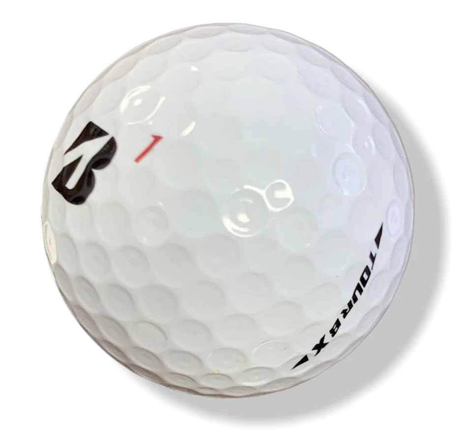 Bridgestone Tour B X recycled and used golf balls