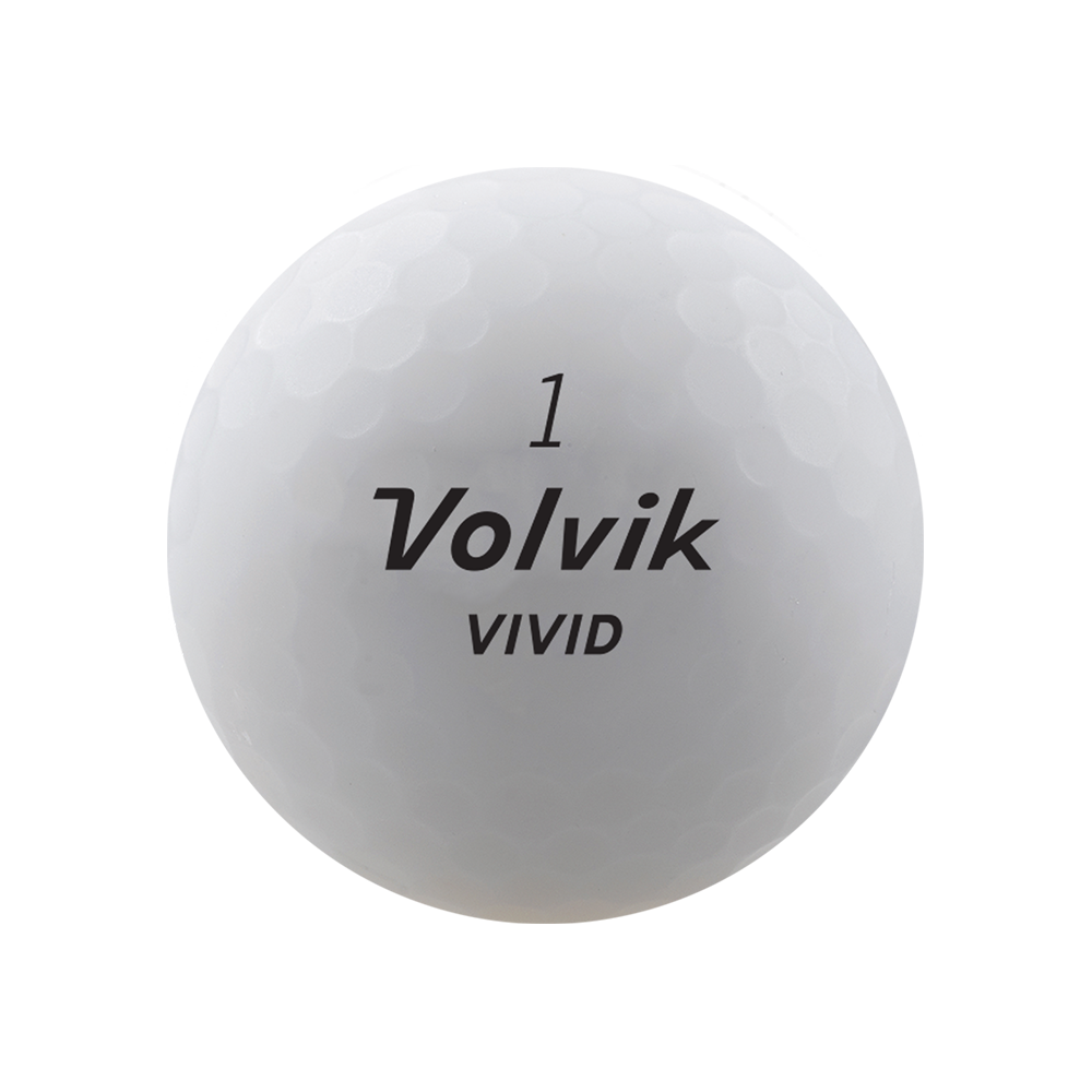 Volvik Vivid Matte White Used Golf Balls