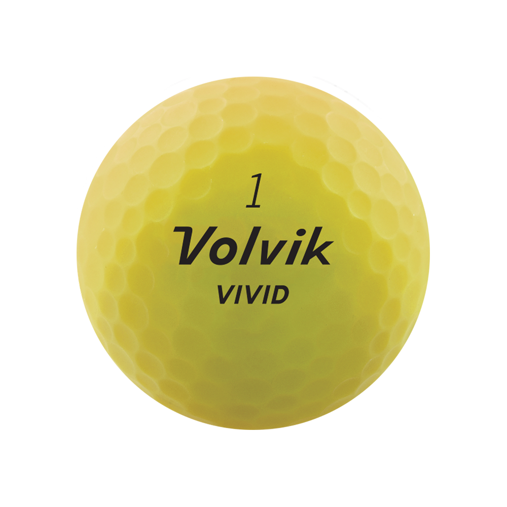 Volvik Vivid Matte Yellow Used Golf Balls