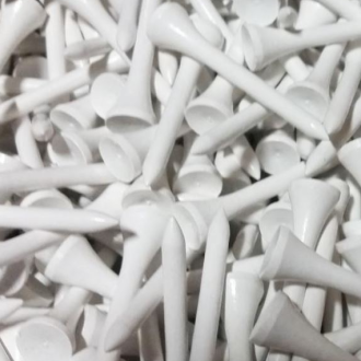 3 1/4" White Wood Tees