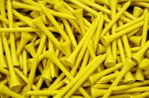 2 3/4" Wood Tees (100 Pack) Yellow