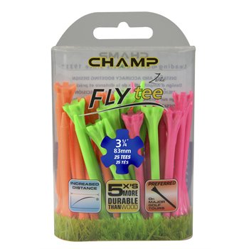 3 1/4" Assorted Champ Fly Tees -25 Pack
