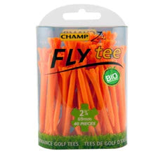 2 3/4" Orange Champ Fly Tees -30 Pack