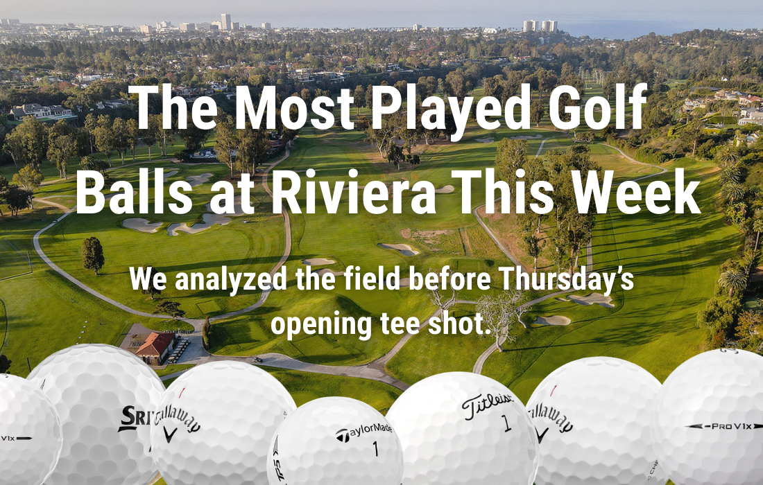 Genesis Invitational 2026: The Most Popular Golf Balls on the PGA Tour