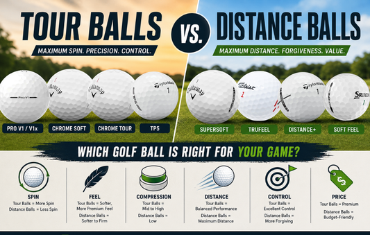 Tour Balls vs. Distance Balls: Which Golf Ball Is Right for You?