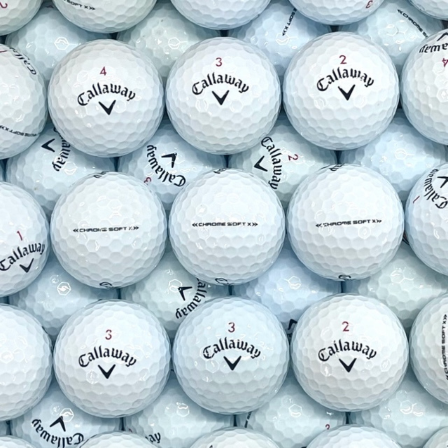 100 Callaway Chrome Soft X Used Golf Balls