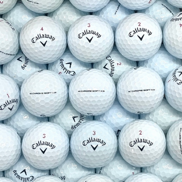 Callaway Chrome Soft X (100 Count Bag) Used Golf Balls - golfballs.net