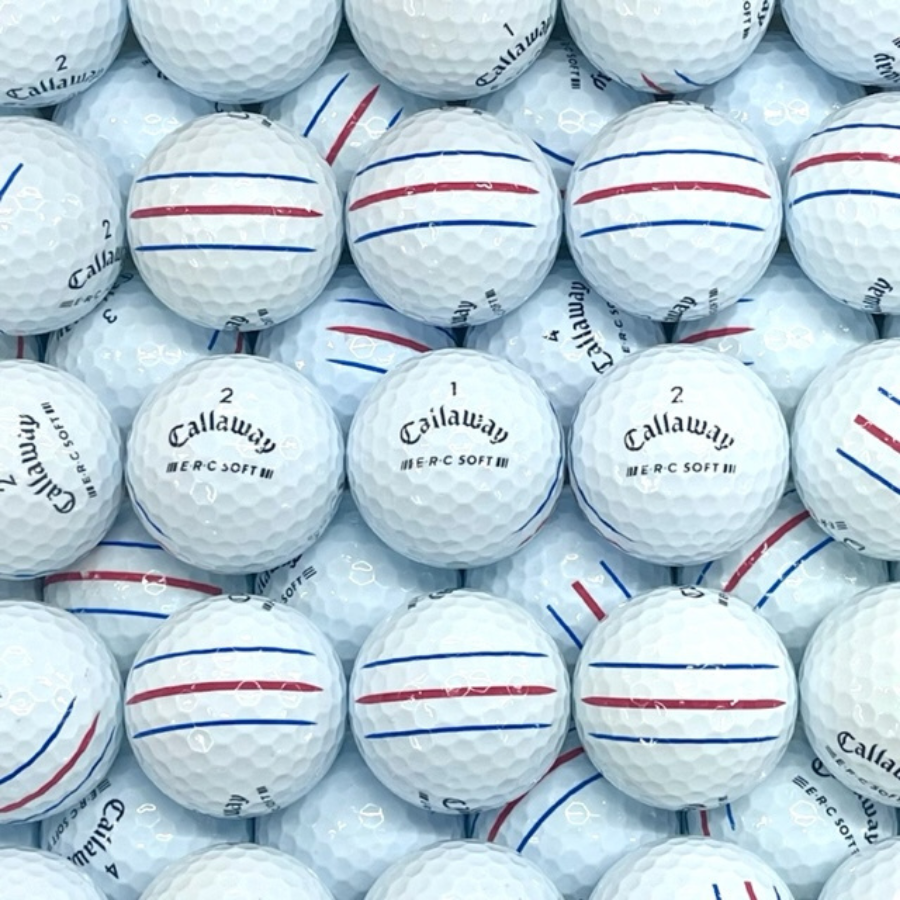 100 Callaway ERC Soft Triple Track Used Golf Balls