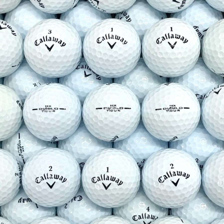 100 Callaway HX Diablo Tour Used Golf Balls