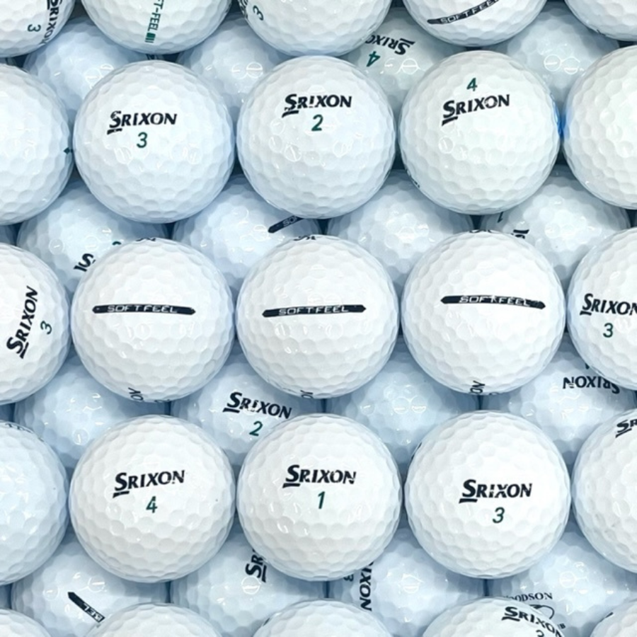 100 Srixon Softfeel Used Golf Balls in Bulk