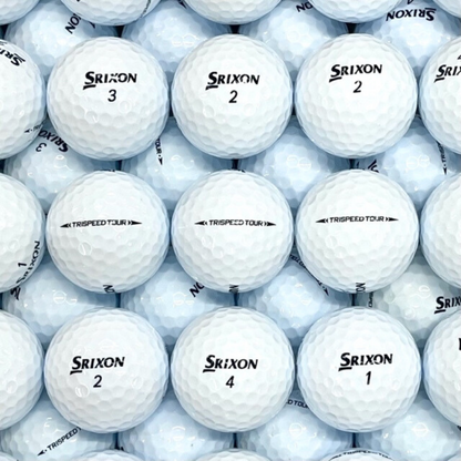 100 Srixon Trispeed Tour Used Golf Balls in Bulk