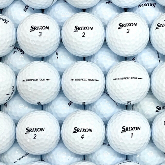 100 Srixon Trispeed Tour Used Golf Balls in Bulk