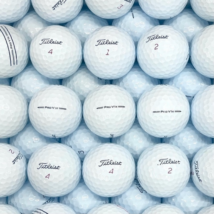 100 Titleist ProV1X 2024 Model Used Golf Balls in Bulk