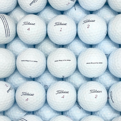 100 Titleist ProV1X 2024 Model Used Golf Balls in Bulk