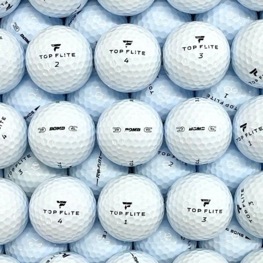 100 Top Flite Bomb Golf Balls