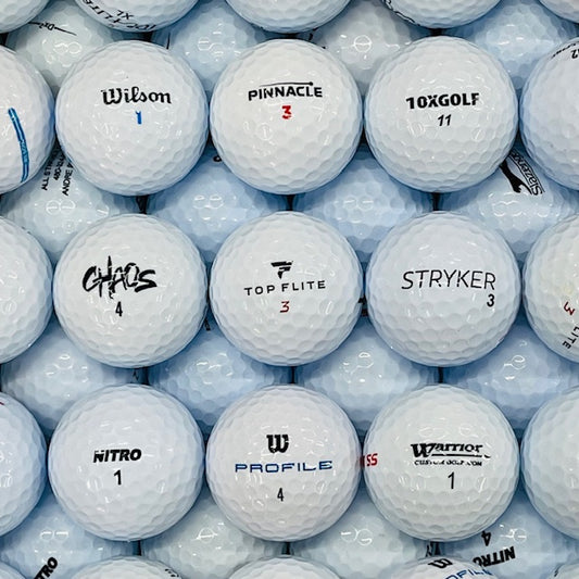 100 Used Golf Balls Mixed Jar Balls
