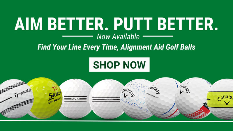 Alignment Aid Golf Balls, play more confidence with alignment aid find your line putting