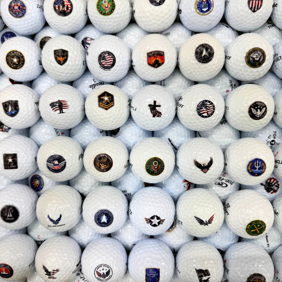 Armed Forces Military Logo Used Golf Balls