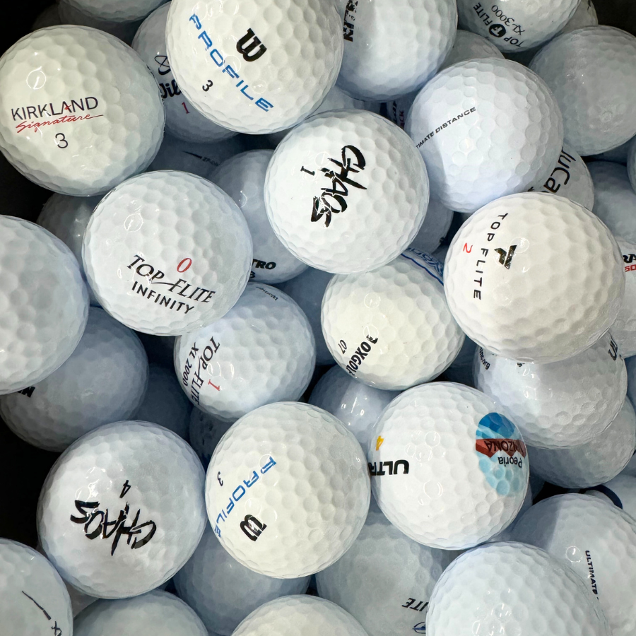 Assorted Brands of Mint (5A) Used golf balls